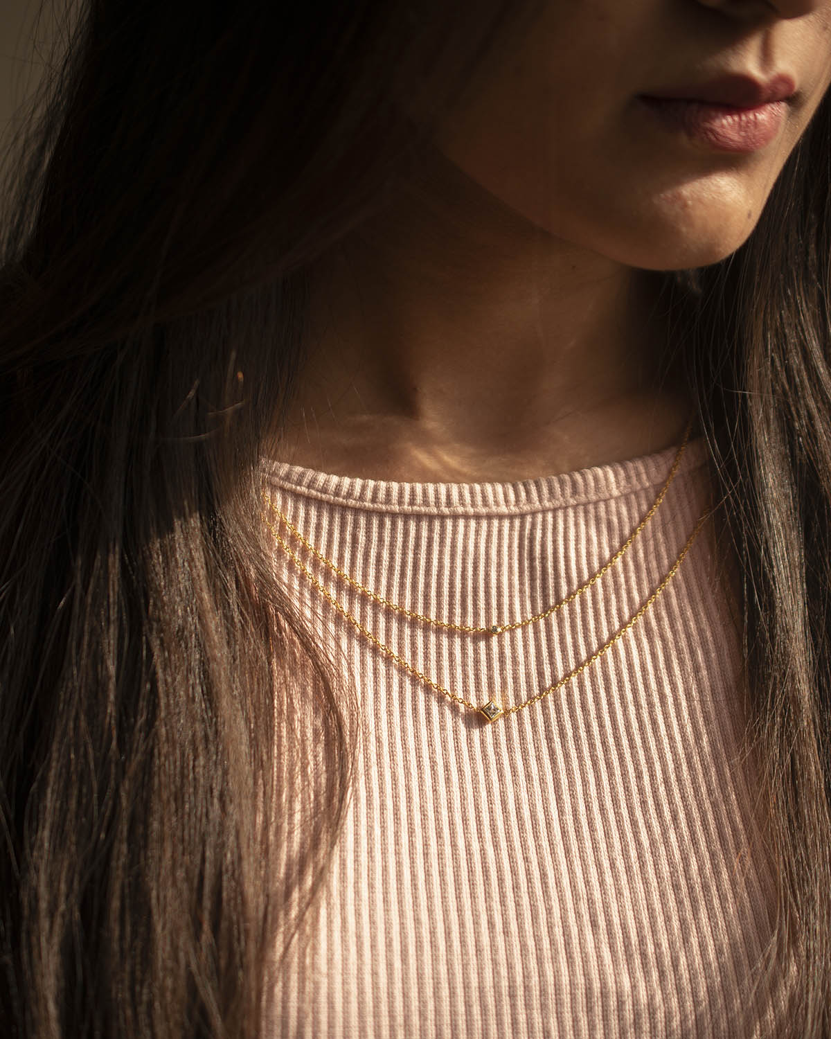 DOT PRINCESS LAYERED NECKLACES