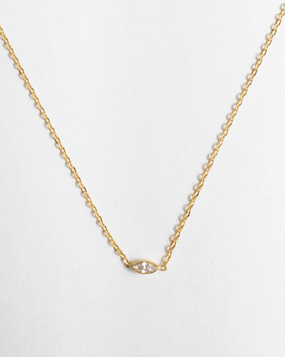 TINY MARQUISE NECKLACE