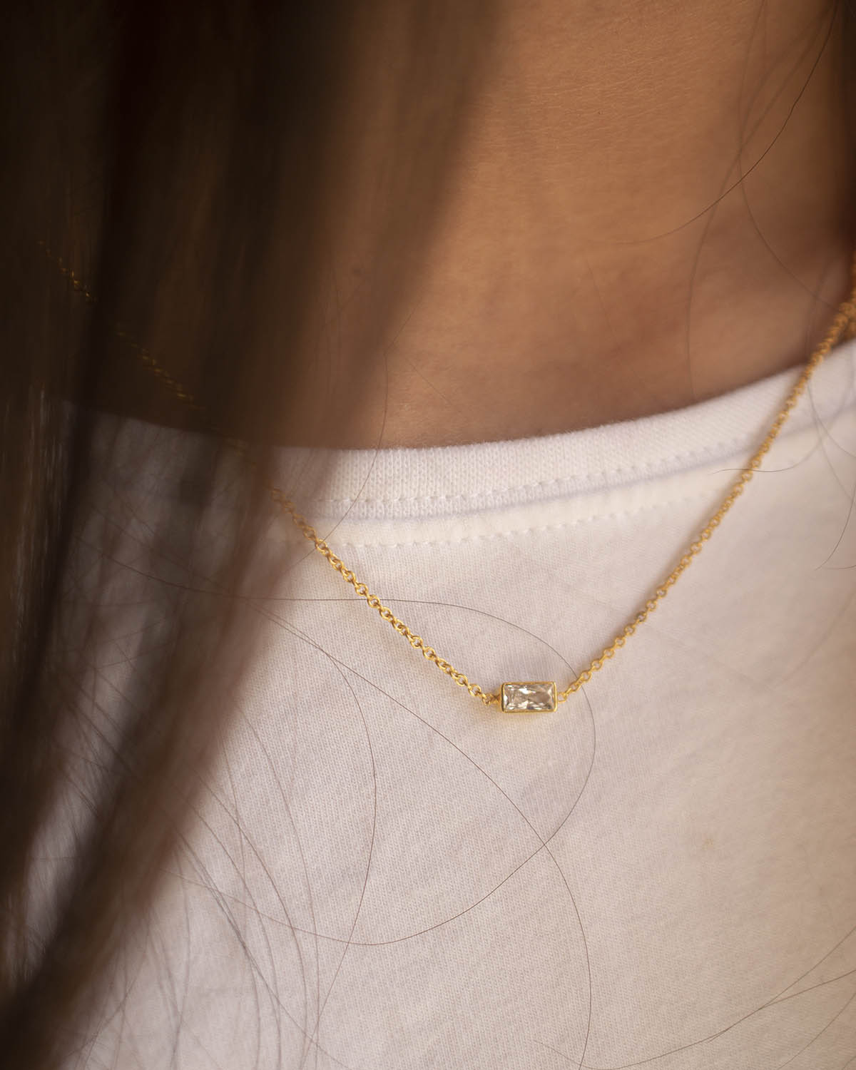 THE BAGUETTE NECKLACE