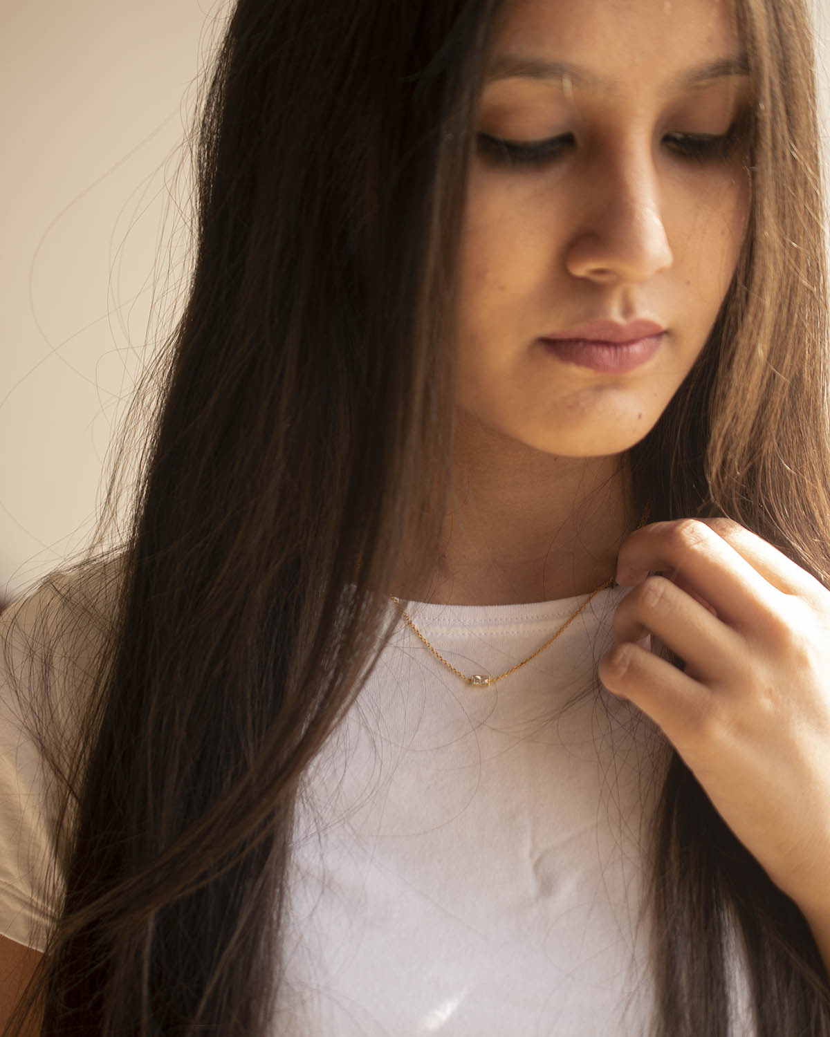 THE BAGUETTE NECKLACE