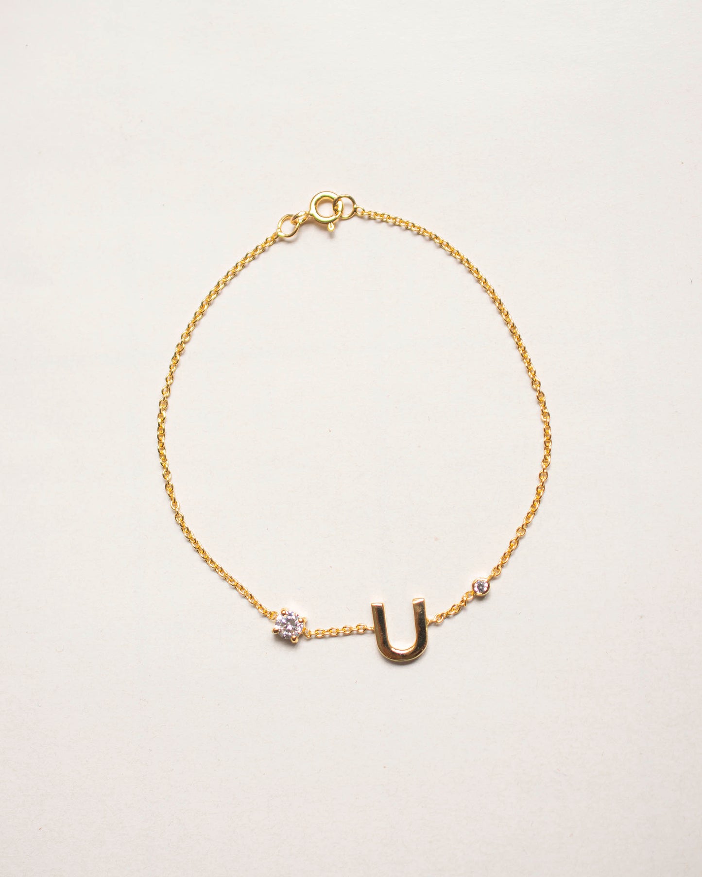 ROUND STATEMENT INITIAL BRACELET